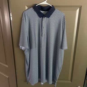 Pre- loved slightly, Greyson XL 4 button polo, contrasting collar